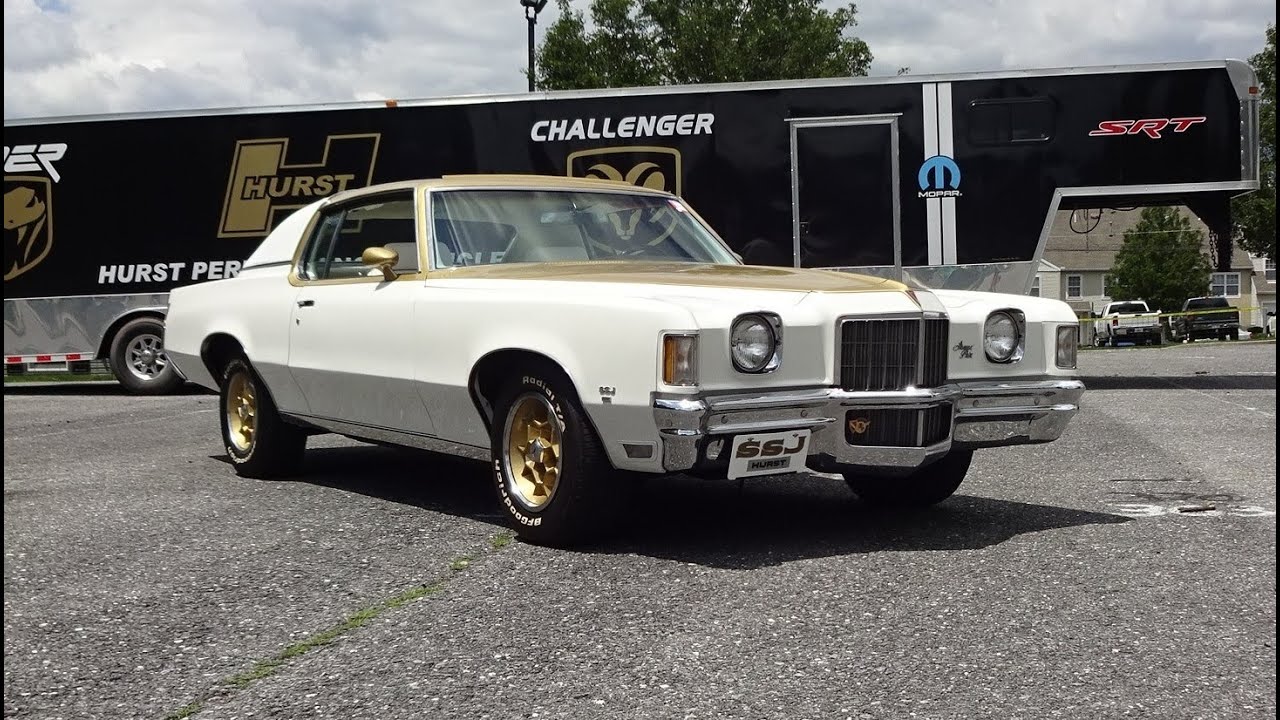 1972 Pontiac Grand Prix Hurst SSJ in White / Gold & 455 Engine Sound My Car Story with Lou Costabile
