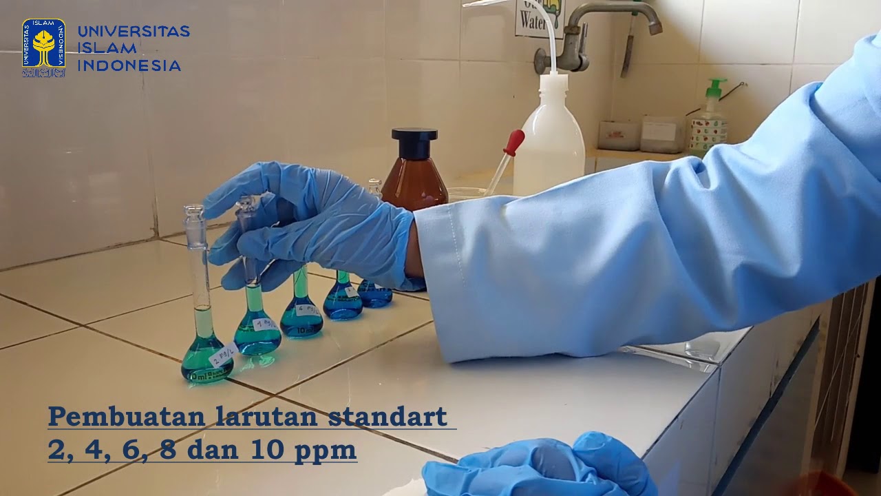 P1 Analisis Metilen Blue Menggunakan Spektrofotometer UV Vis Single Beam dengan Metode Kurva Standar