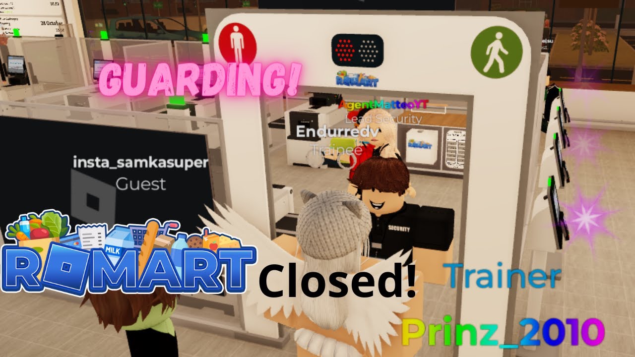 [Day 14] Self checkouts is broken! RoMart (Roblox)