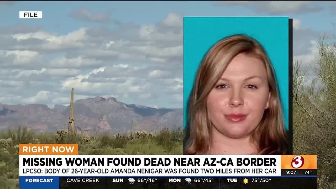 Missing California woman Amanda Nenigar found dead
