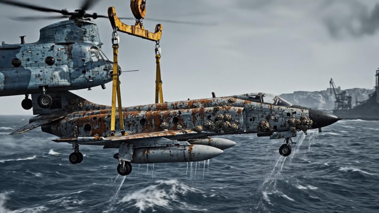 We Found a Sunken B-1 Bomber – Full Underwater Restoration(ASMR)