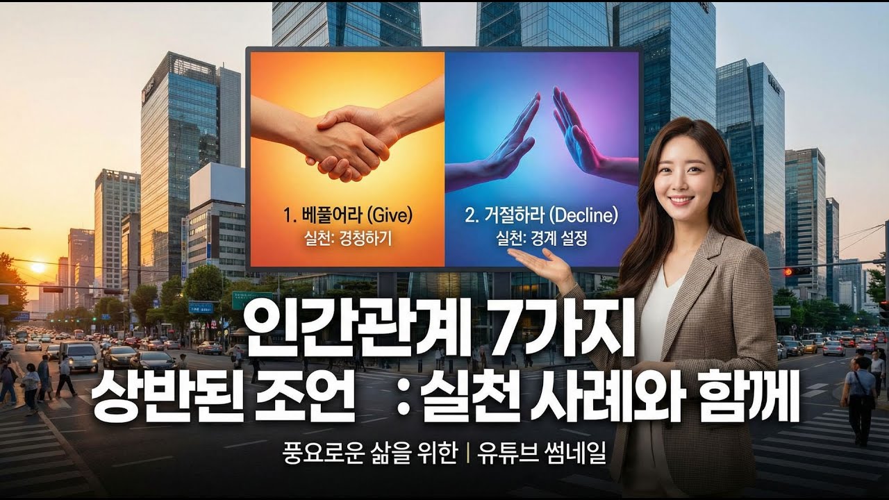 인간관계의 깊이를 더하는 7가지 지혜