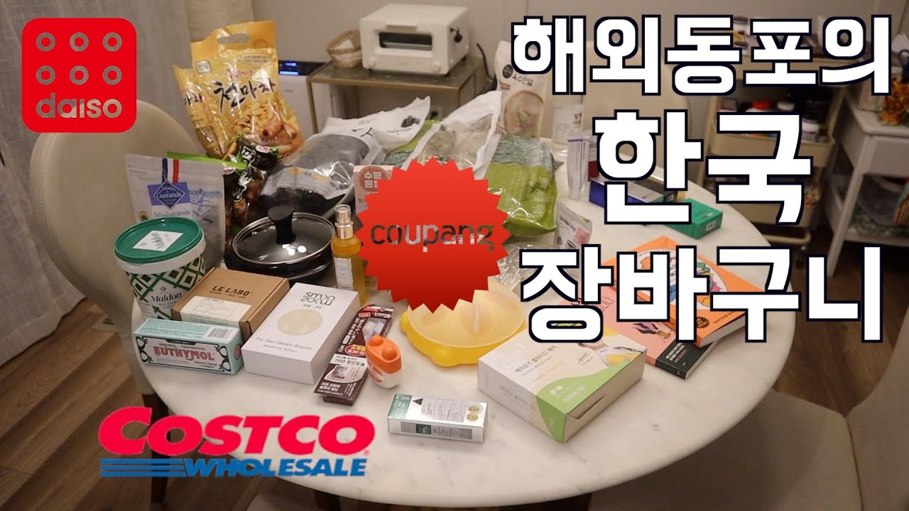 한국 댕겨온 보부상 브이로그 (ft.쿠팡,다이소,코스트코) | 캐나다 마트 관계자 필수 시청 요망 | 한국 쇼핑 아이템 추천
