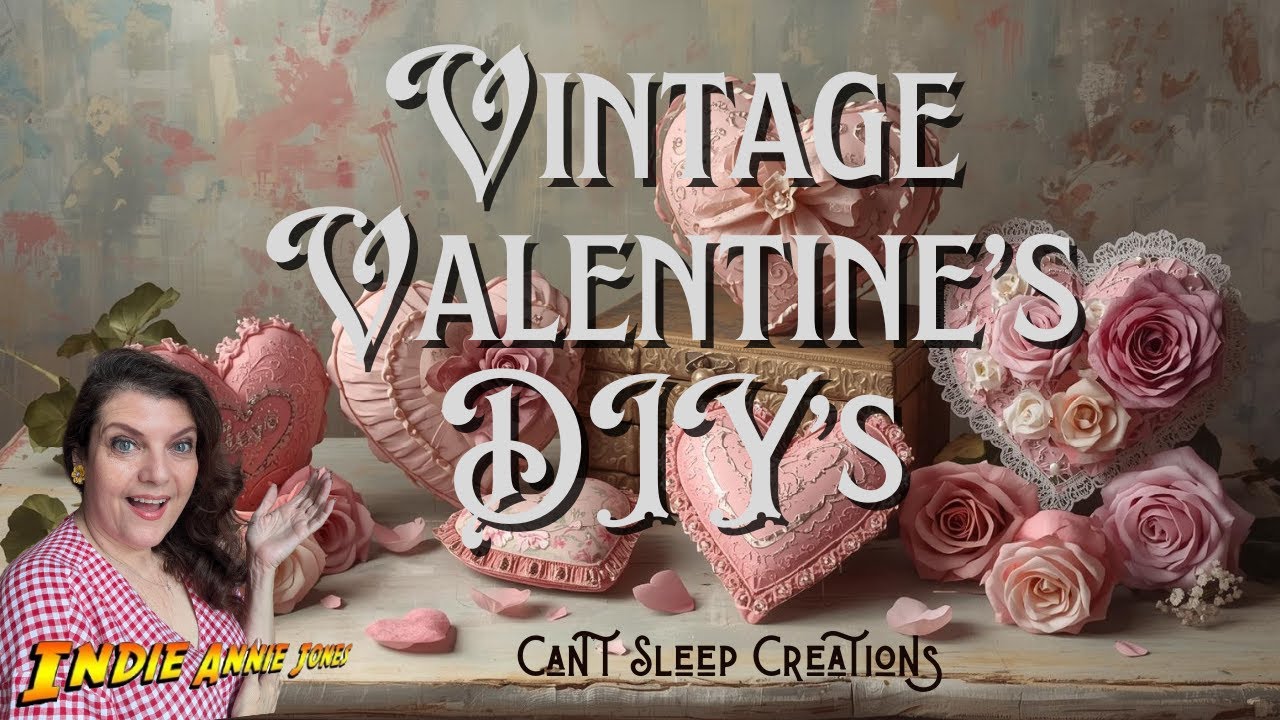 Vintage Valentine DIYs for late night crafting fun