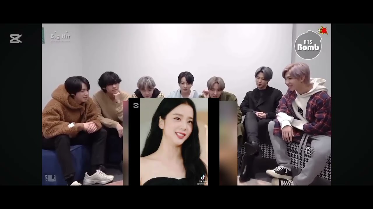 Bts viendo tiktok de jisoo