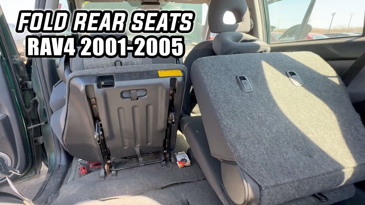 2001-2005 Toyota Rav4 : How to Fold The Rear Seats