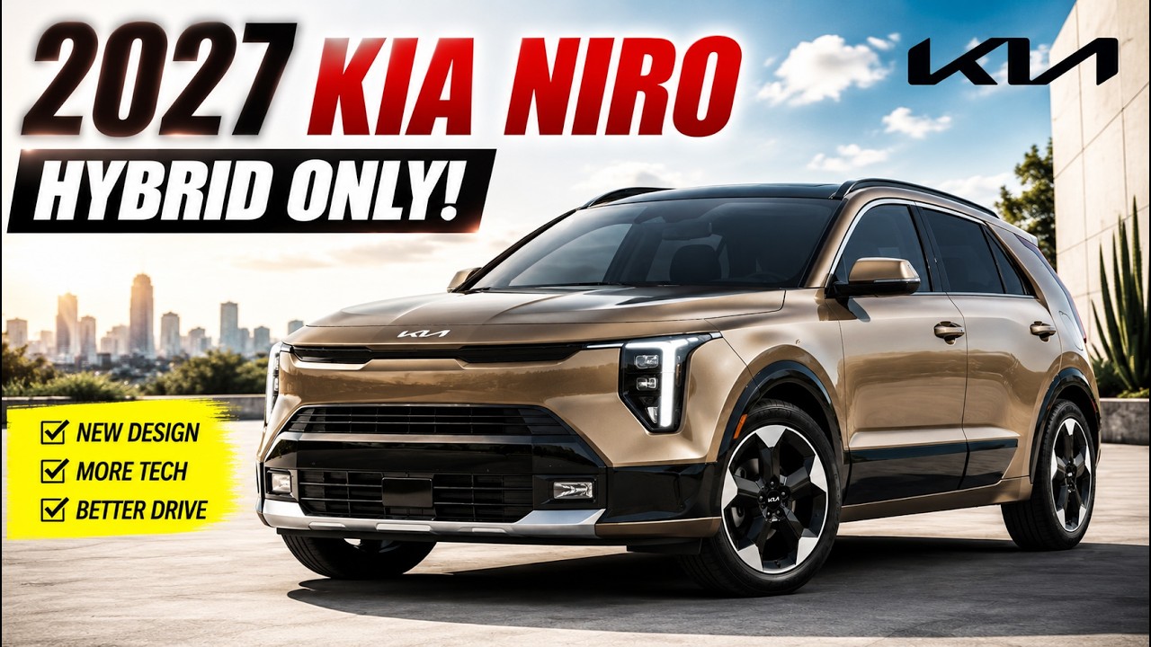 Новый гибрид Kia Niro 2027 модельного года получил впечатляющее обновление снаружи и внутри