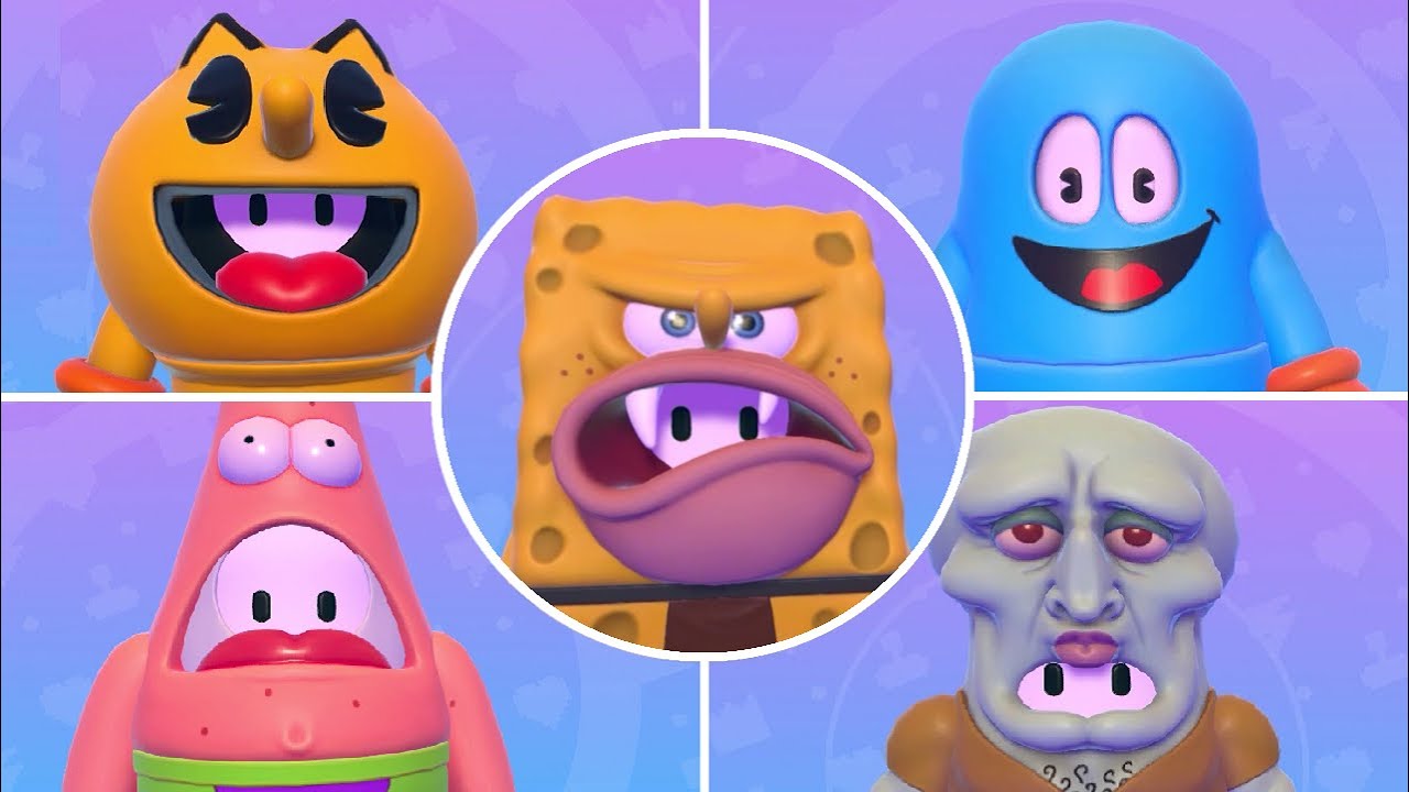 All New SpongeBob & Pac-Man Costumes in Fall Guys