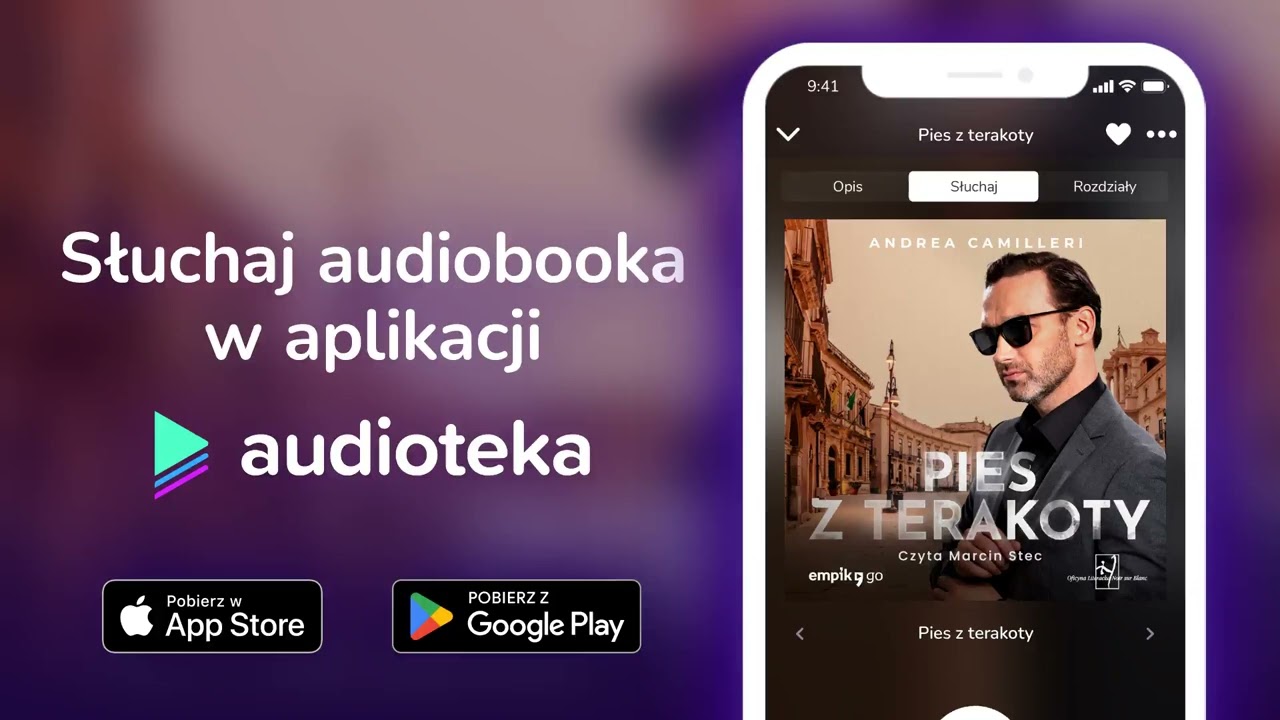 Pies z terakoty - audiobook |  Andrea Camilleri (czyta Marcin Stec)