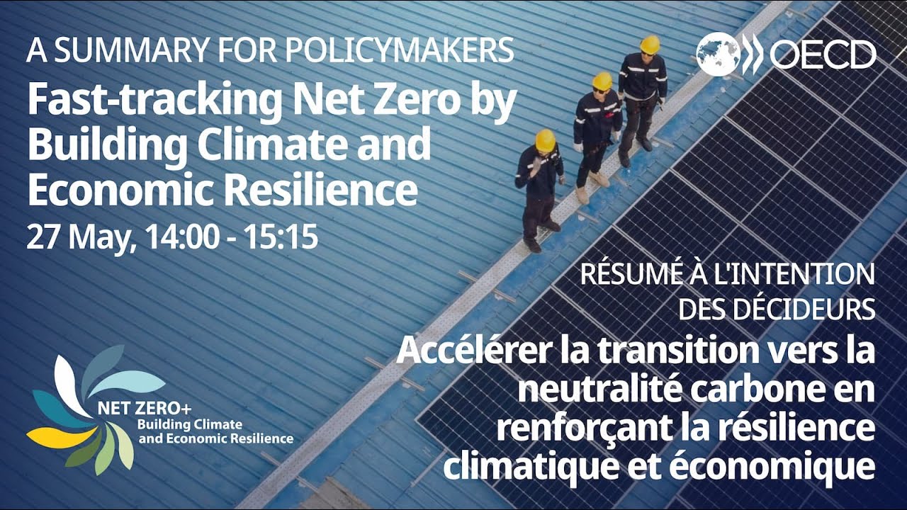 Fast-tracking Net Zero by Building Climate and Economic Resilience (Launch event)