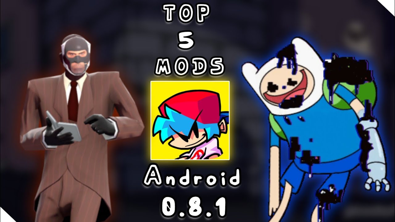 Top 5 MODS Para Tu FNF MOBILE 0.8.1 | @LeonardDXU 