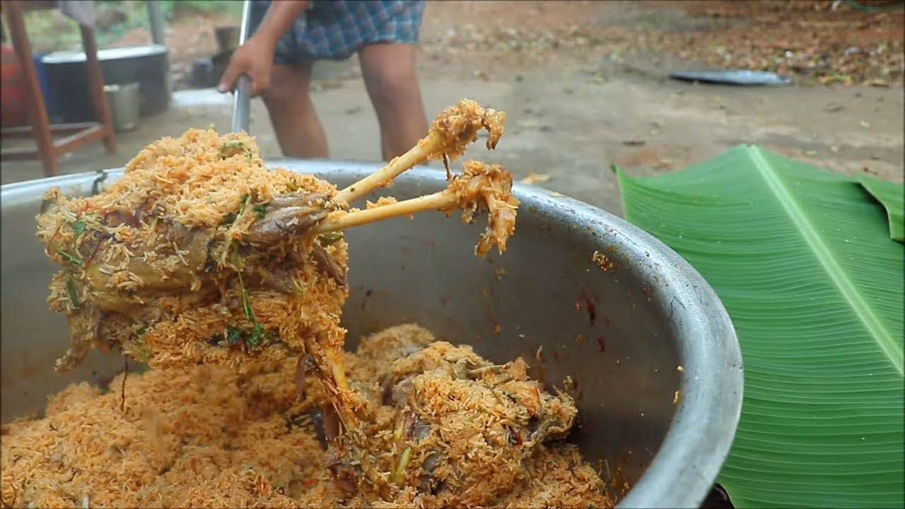 3 FULL GOAT BIRYANI | Mutton Biryani Recipe | Cooking and Donating to Orphans | Vllage Food