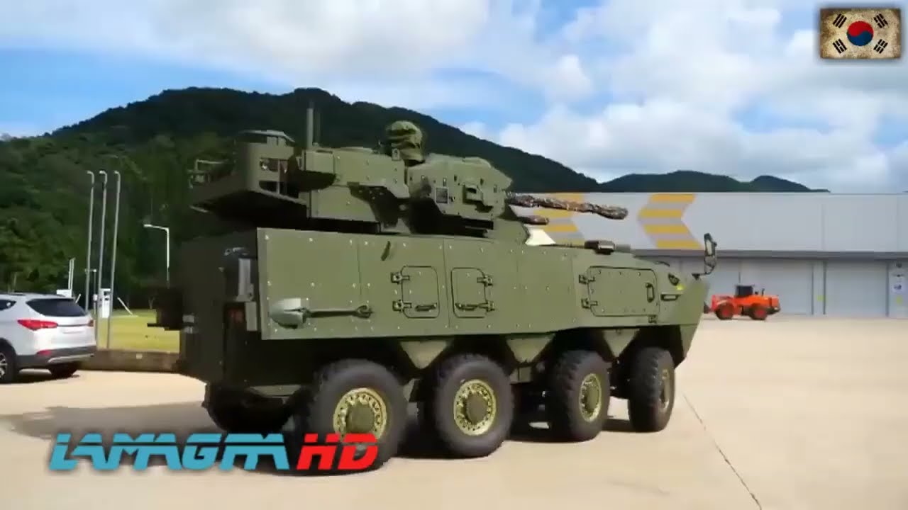 30 mm 8x8 Anti Aircraft Gun Wheeled Vehicle System &mdash; AAGW Hanwha Defense