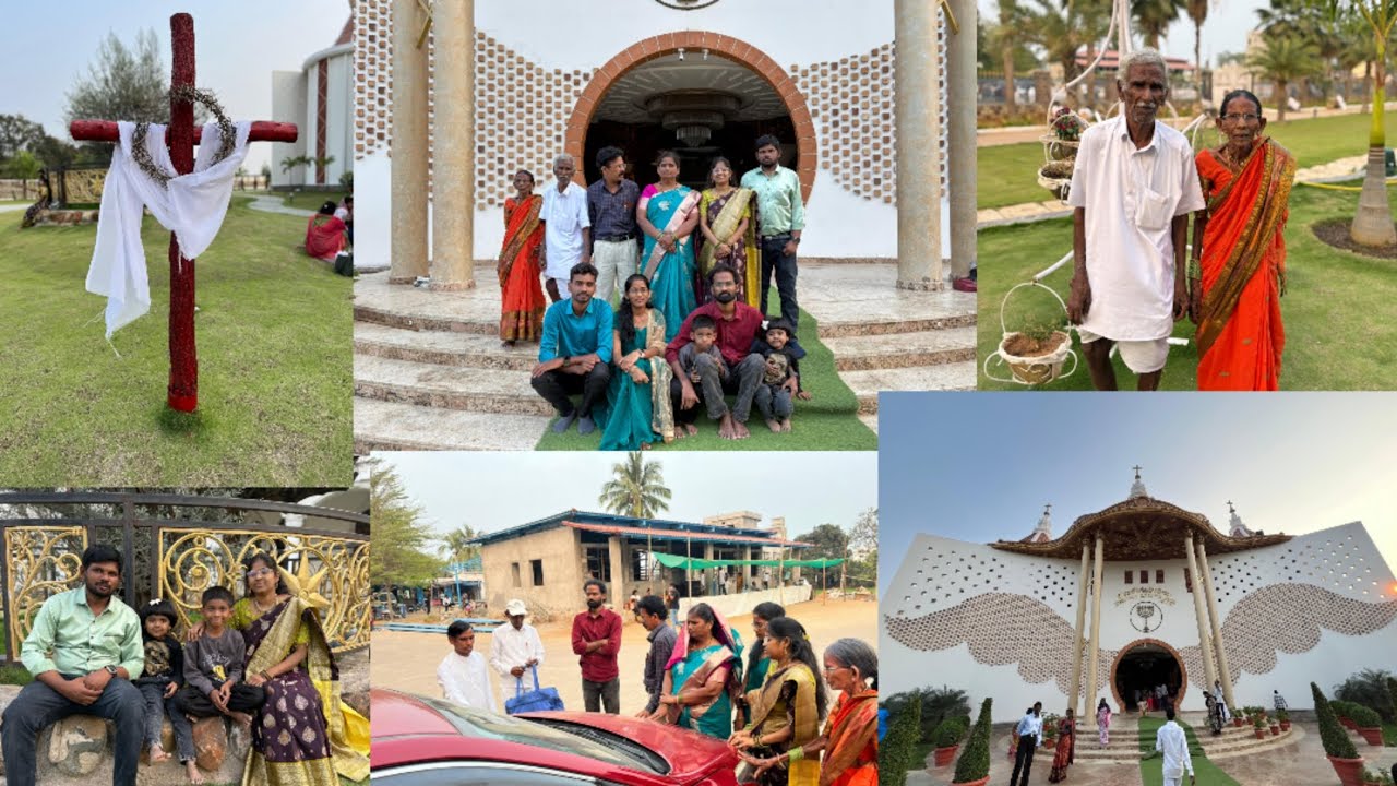 మా నానమ్మ తాతయ్య తో మళ్ళీ కరుణాపురం church కి వెళ్ళాం 🥰#❤️fmly తో jouney vlog 🥰