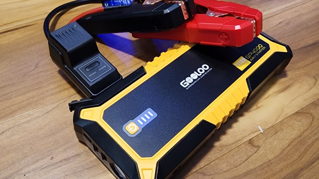 THIS BATTERY JUMP STARTER IS POWERFUL!            GOOLOO GP4000