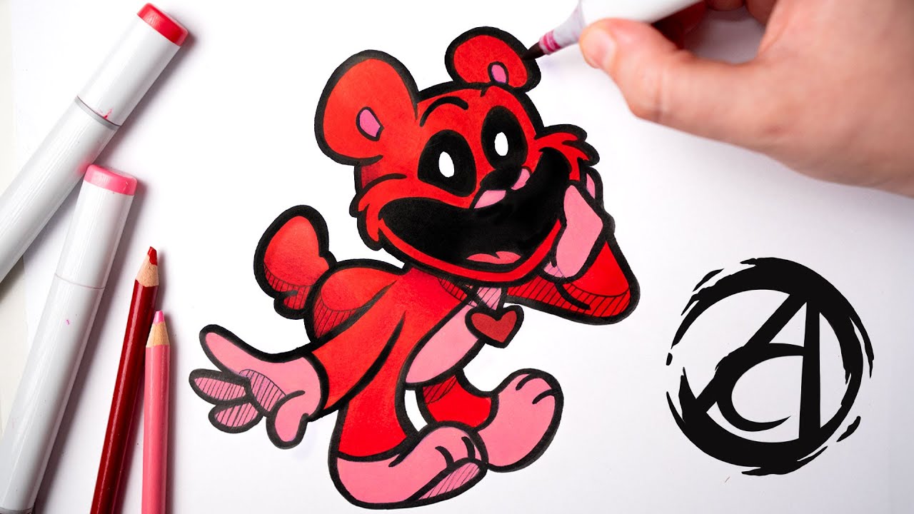 COMO DESENHAR o Bobby BearHug (Poppy Playtime) com a Dai Oliveira