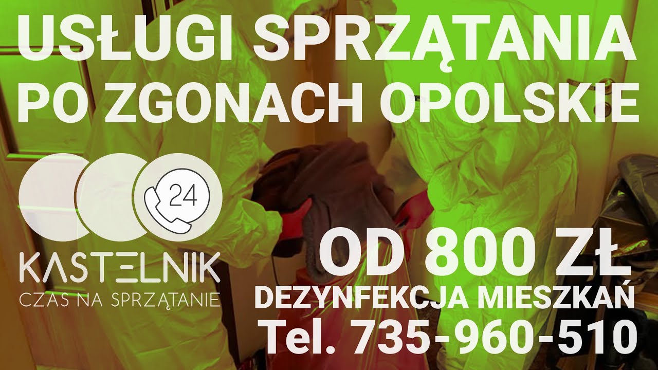 Usługi sprzątania po zgonach Opolskie ☎735-960-510. Jak posprzątać zapuszczone mieszkanie po zgonie?