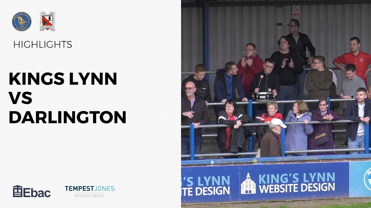Kings Lynn Town 3-0 Darlington - National League North - 2022/23