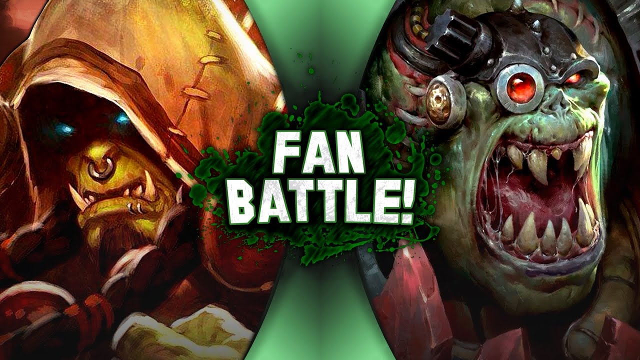 Thrall VS Ghazghkull (Warcraft VS Warhammer) | FAN BATTLE!