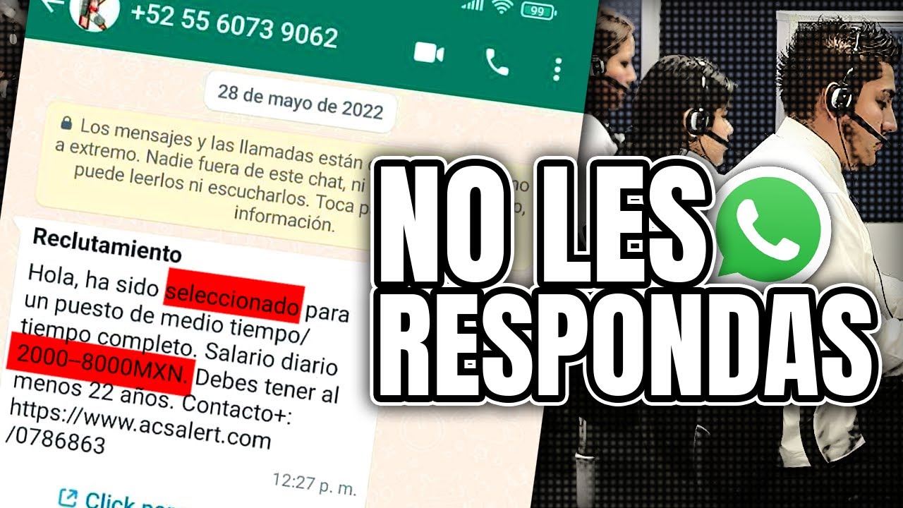 LA ESTAFA DE LOS EMPLEOS FALSOS EN WHATSAPP