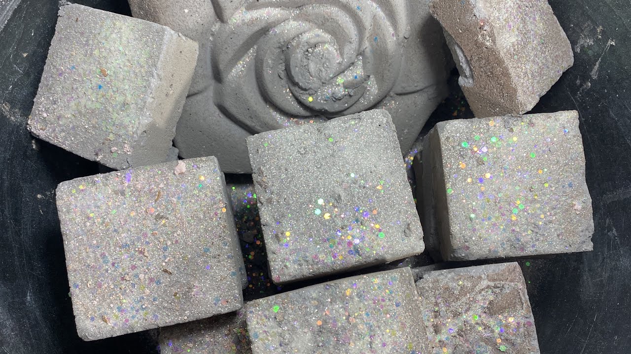 GREY BLOCKS AND BIG FLOWER | ASMR | ANXIETY RELIEF