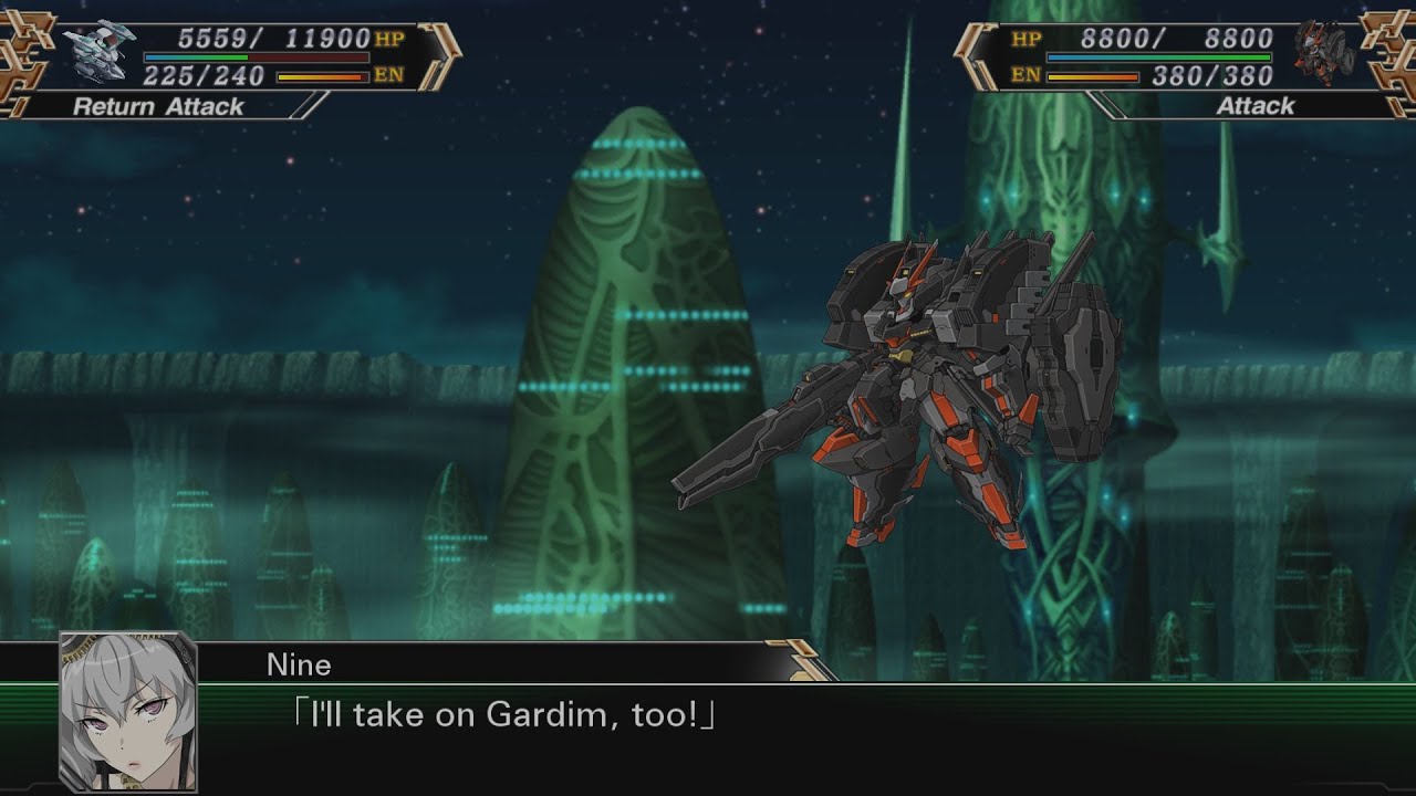 Super Robot Wars V - VangNex(Soji) Attacks