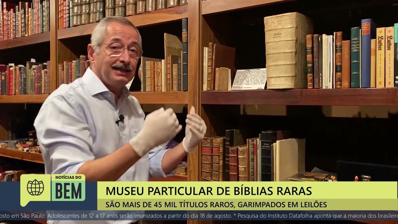 BIBLIOTECA REÚNE TESOUROS DO CRISTIANISMO
