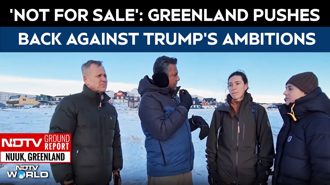 Greenland Trump News | 'Not For Sale': Greenland Pushes Back Against Trump's Ambitions