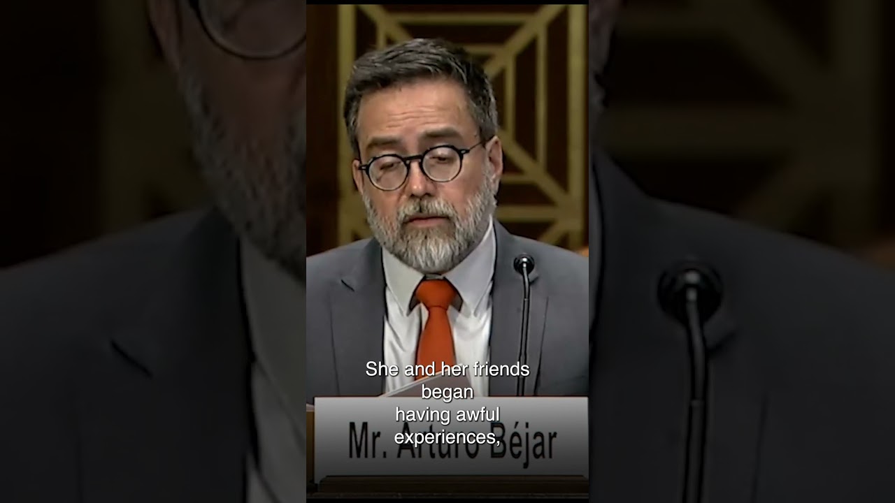 Meta Whistleblower Arturo B&eacute;jar testified before a Senate Judiciary subcommittee