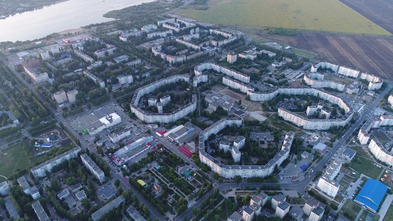 Город Балаково с высоты ...