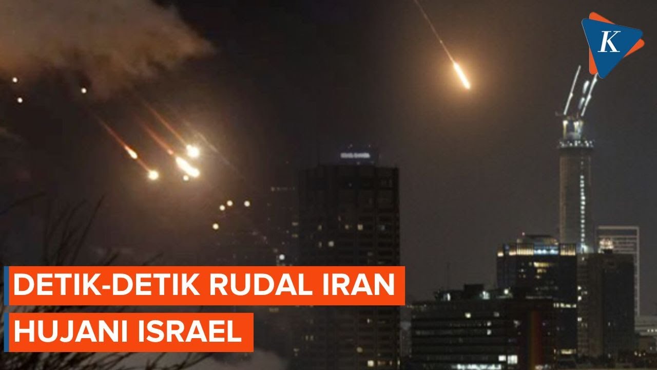 Detik-detik Rudal Iran Serang Wilayah Israel