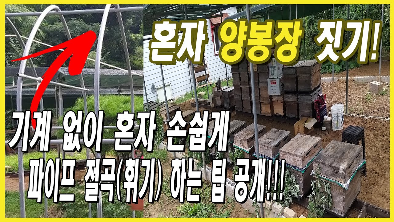 이 영상 하나면 누구나 양봉장 지을 수 있습니다. 🐝🐝 / K Farmers Life Vlog | Build a Beekeepers Alone