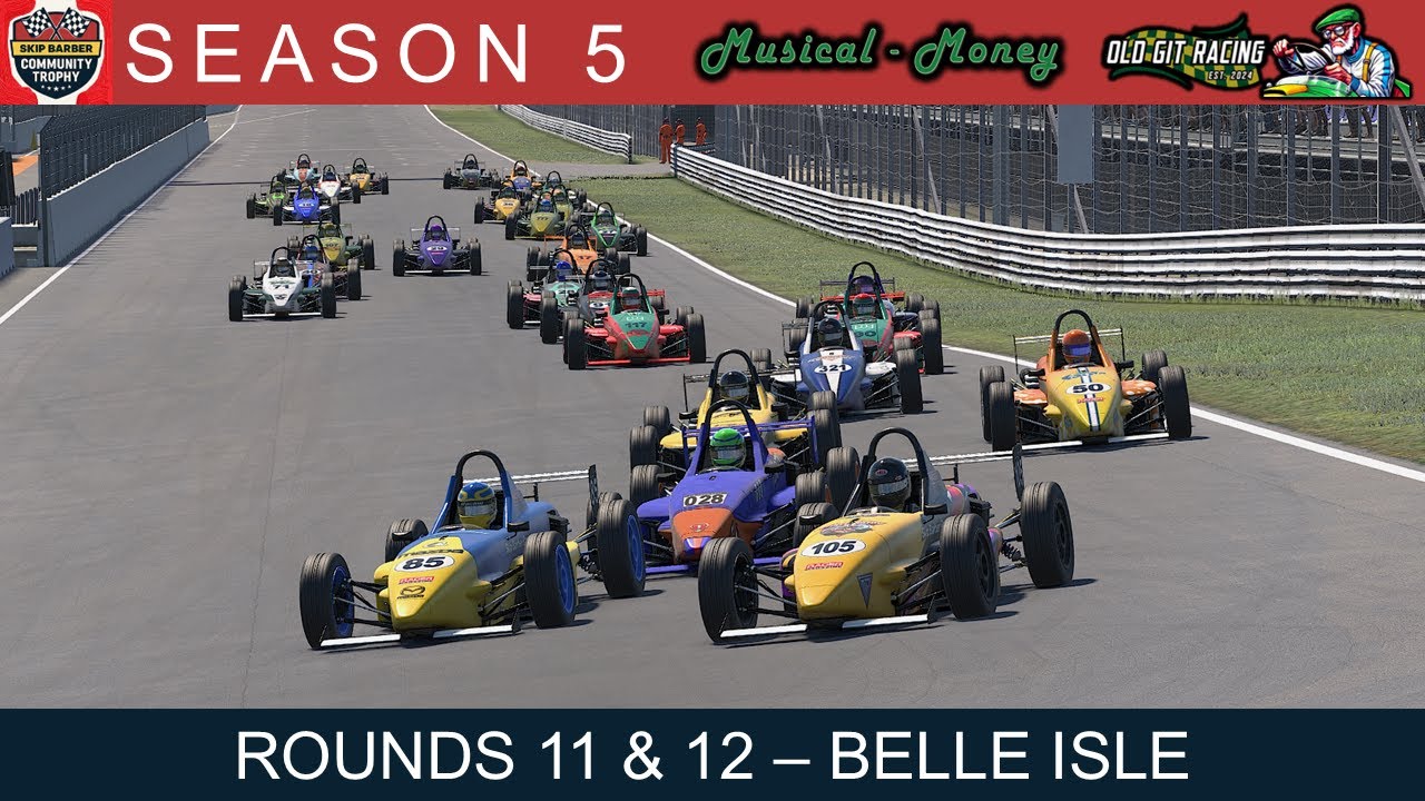 Skip Barber Community Trophy | Season 5 | Rounds 11 & 12 | Belle Isle | iRacing