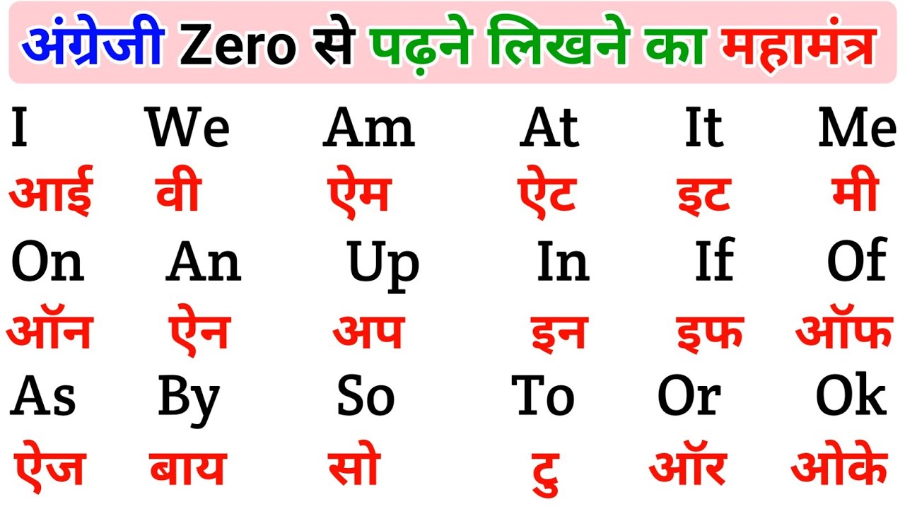 English padhna sikho | इंग्लिश में नाम लिखना पढ़ना कैसे सीखें | english practice kaise kre