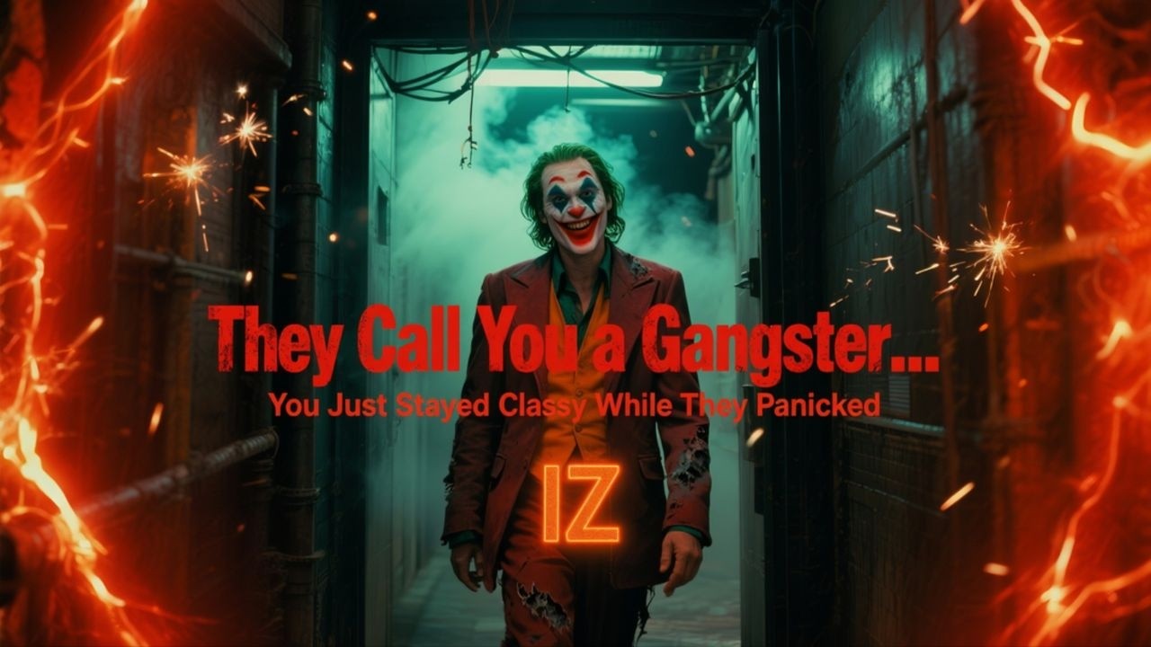 They Call You a Gangster… You Just Stayed Classy While They Panicked 😎🔥