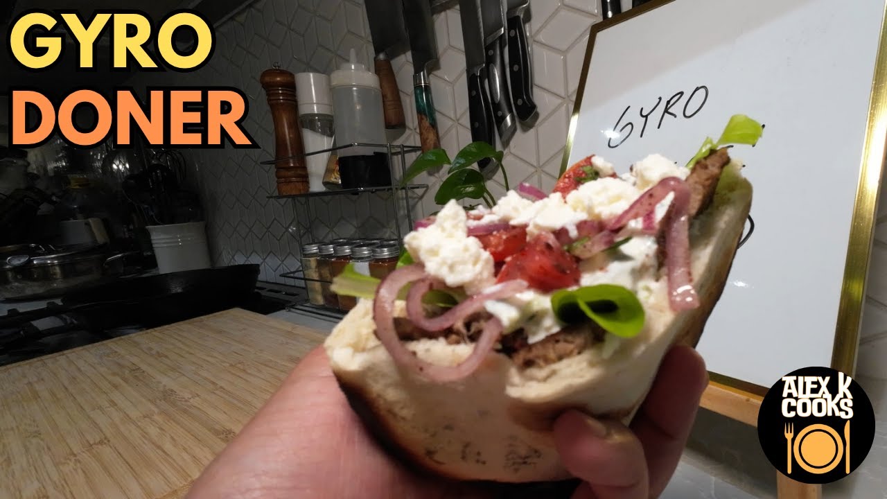 Homemade Gyro/Doner Kebab – No Rotisserie Needed!