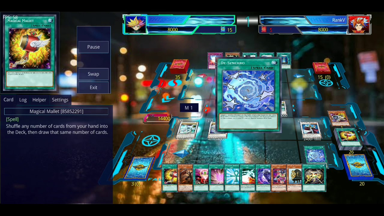 [YgoPro] summon 6 shooting quasar dragon in 1 turn MR5