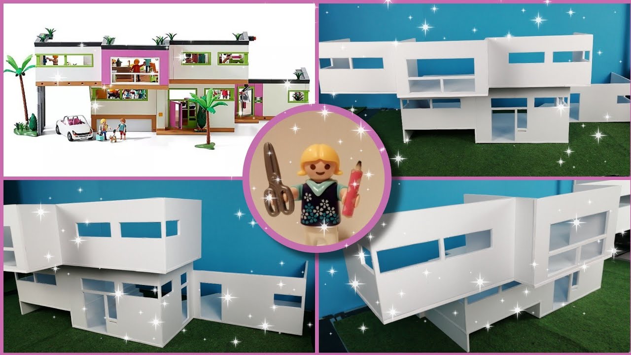 Playmobil Luxusvilla basteln / Haus bauen / Pimp my Playmobil / Playmobil DIY / Miniatur Dollhouse 