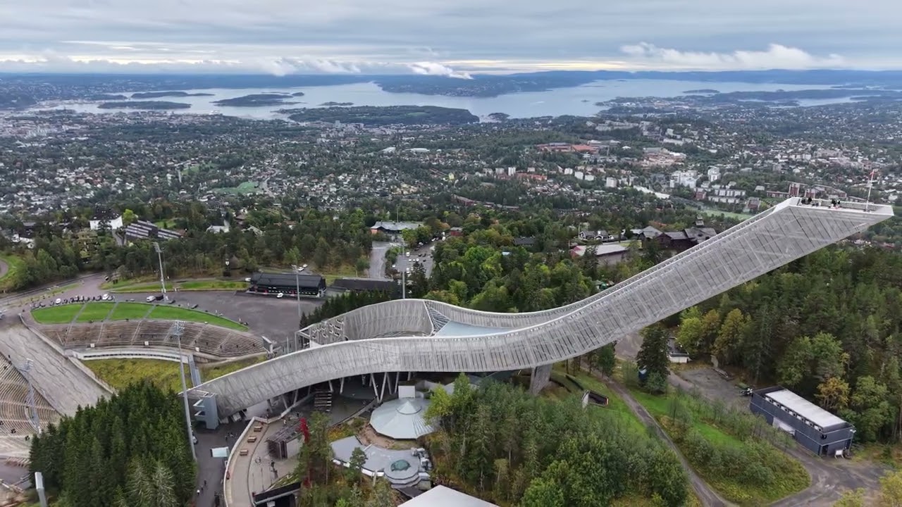 Holmenkollen ski jump Oslo - 20.09.2025   DJI Mini 5 Pro