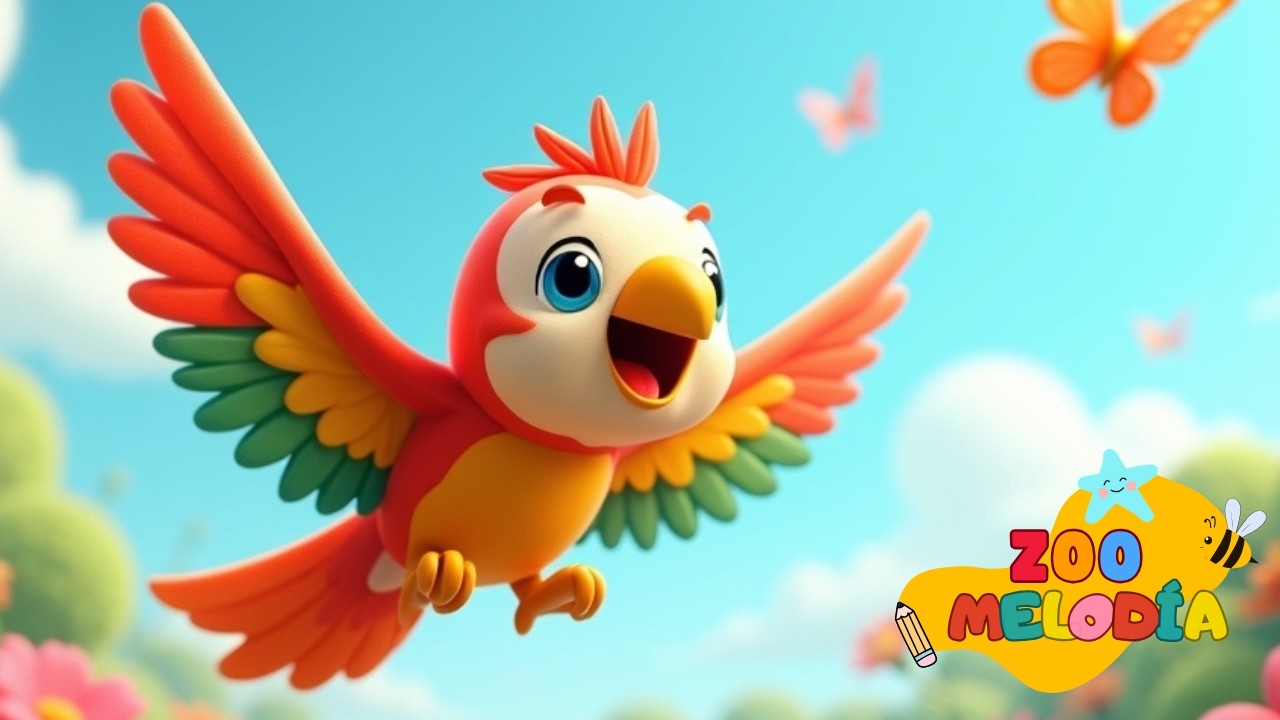 Loro Falador 🦜 | Canções infantis com aventuras na selva, cidade e zoológico