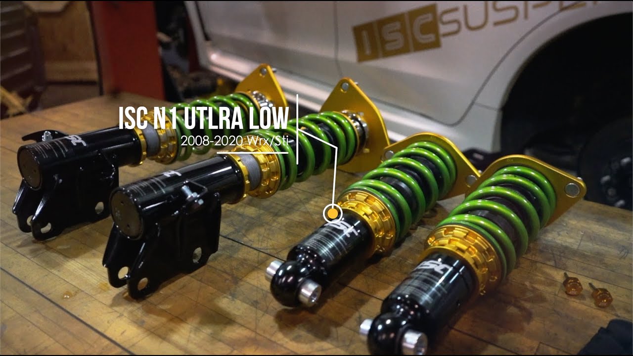ISC Suspension N1 Ultra Low Coilover Kit For 2008-2020 WRX/Sti