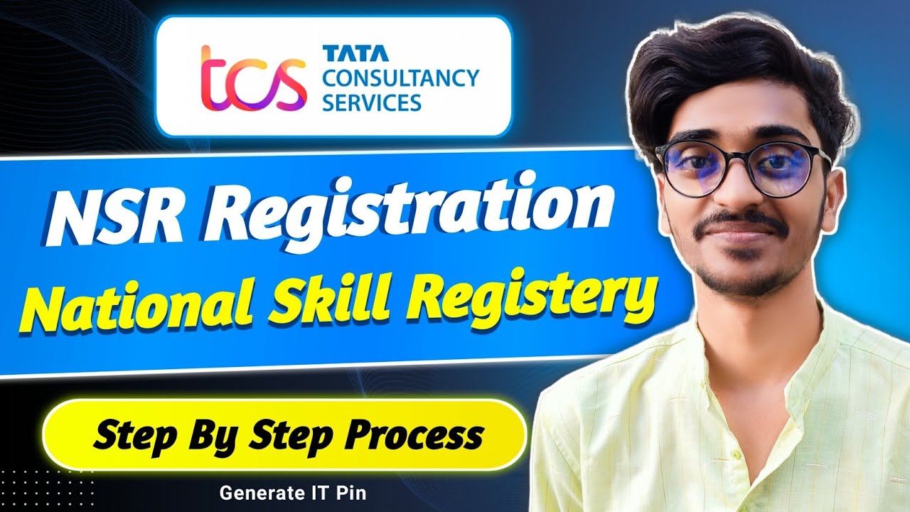 NSR Registration Process 2024 | How to Apply for National Skills Registry | NSR for TCS, Infosys