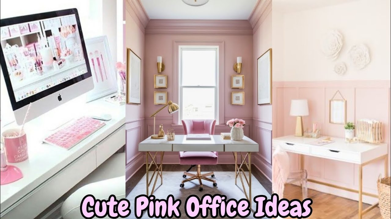 🪷Cute Pink Office Ideas | Office Spaces🪷
