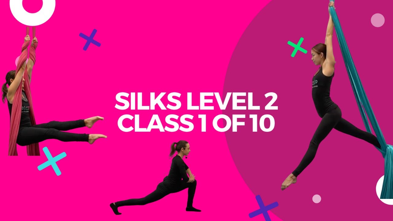Qizzup Silks Level 2 - Beginner Aerial Silk Full Class Lesson