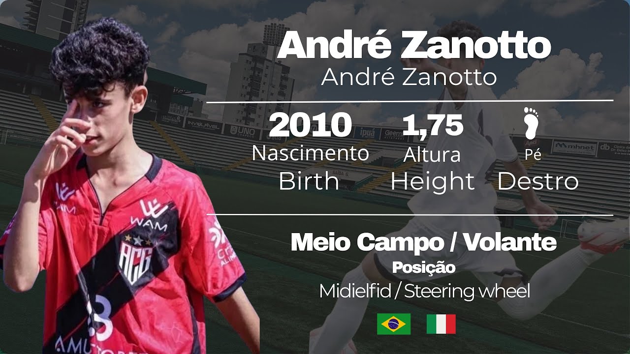 DVD - ATUALIZADO - ANDRÉ ZANOTTO - 2010 - VOLANTE/MEDIO CAMPISTA