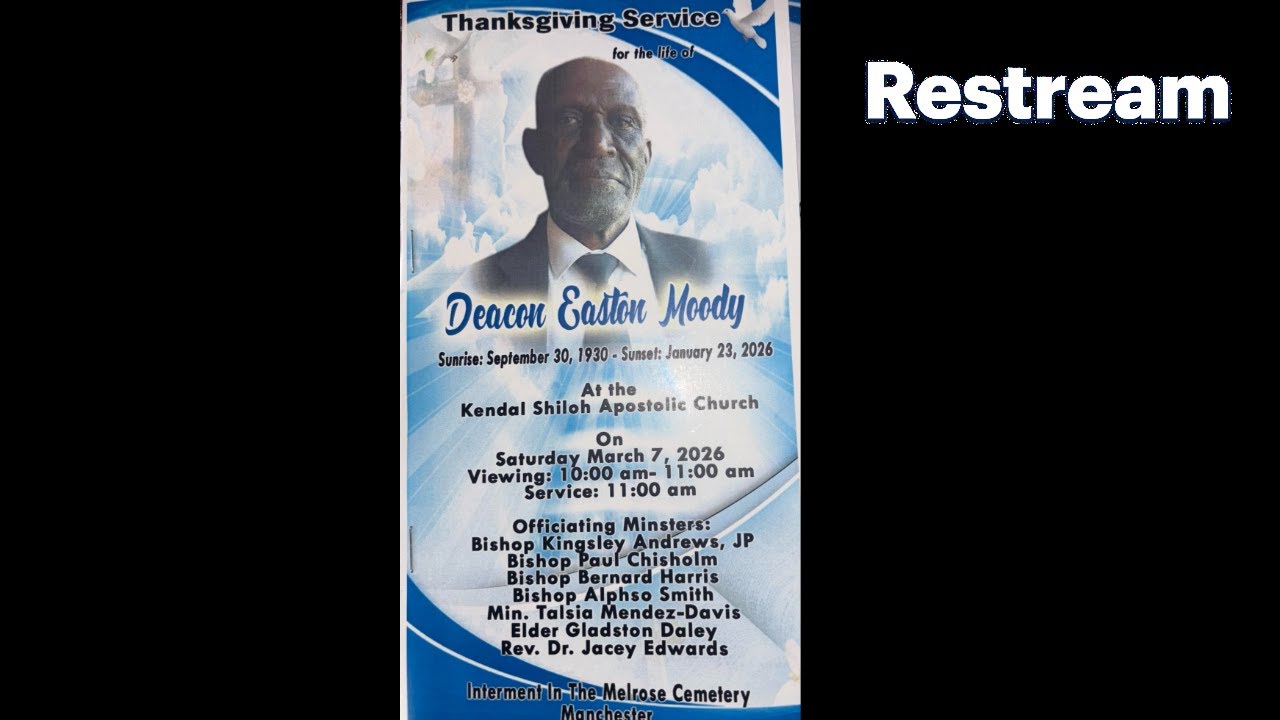 Thanksgiving Service For The Life Of Deacon Easton Moody | March 7 2026