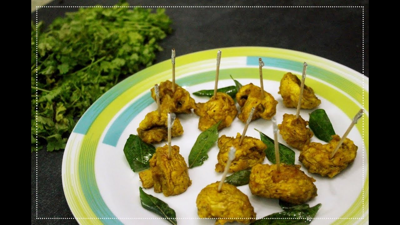 Mushroom 65 - Crispy Mushroom - Mushroom Fry - Indian Kitchen foods