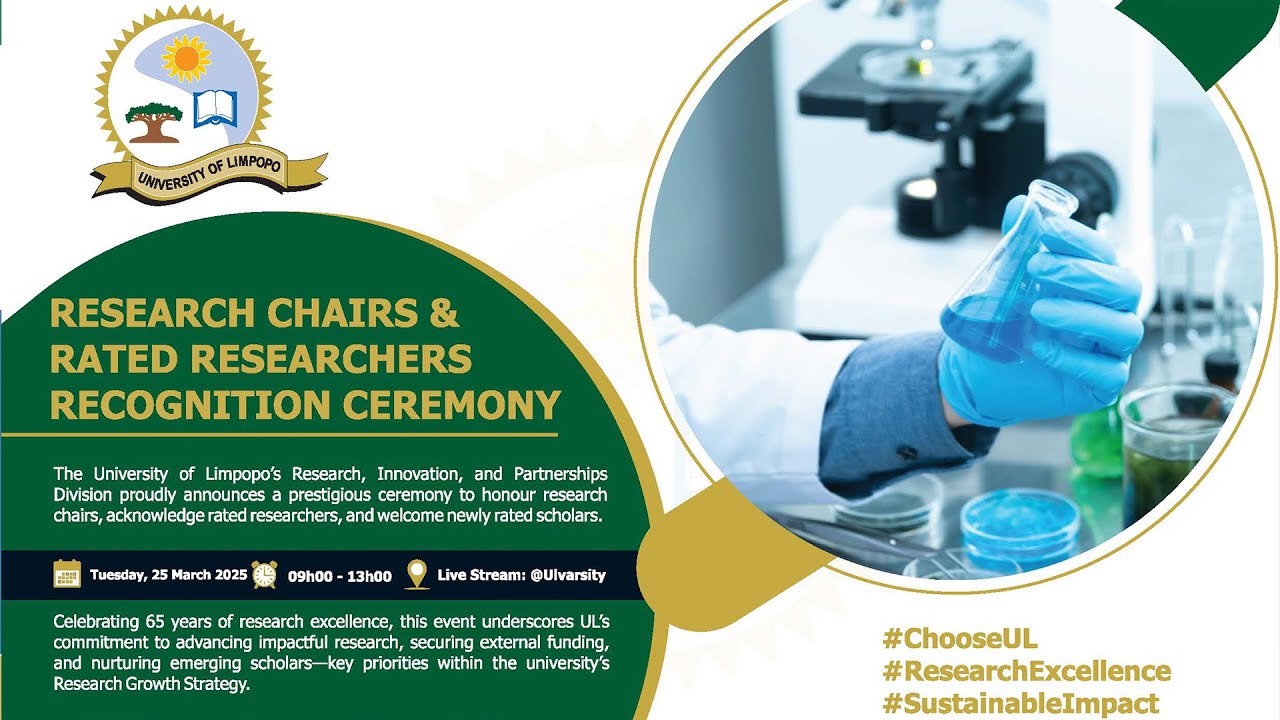 RESEARCH CHAIRS AND RATED RESEARCHERS RECOGNITION CEREMONY