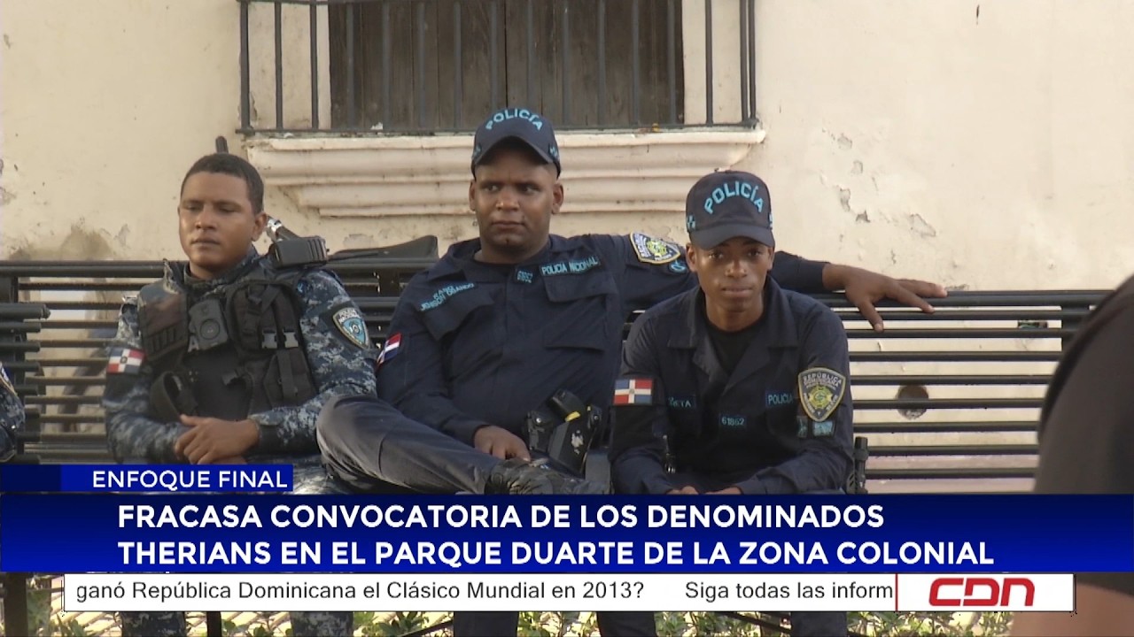 Fracasa convocatoria de los denominados Therians en el parque Duarte de la Zona Colonial