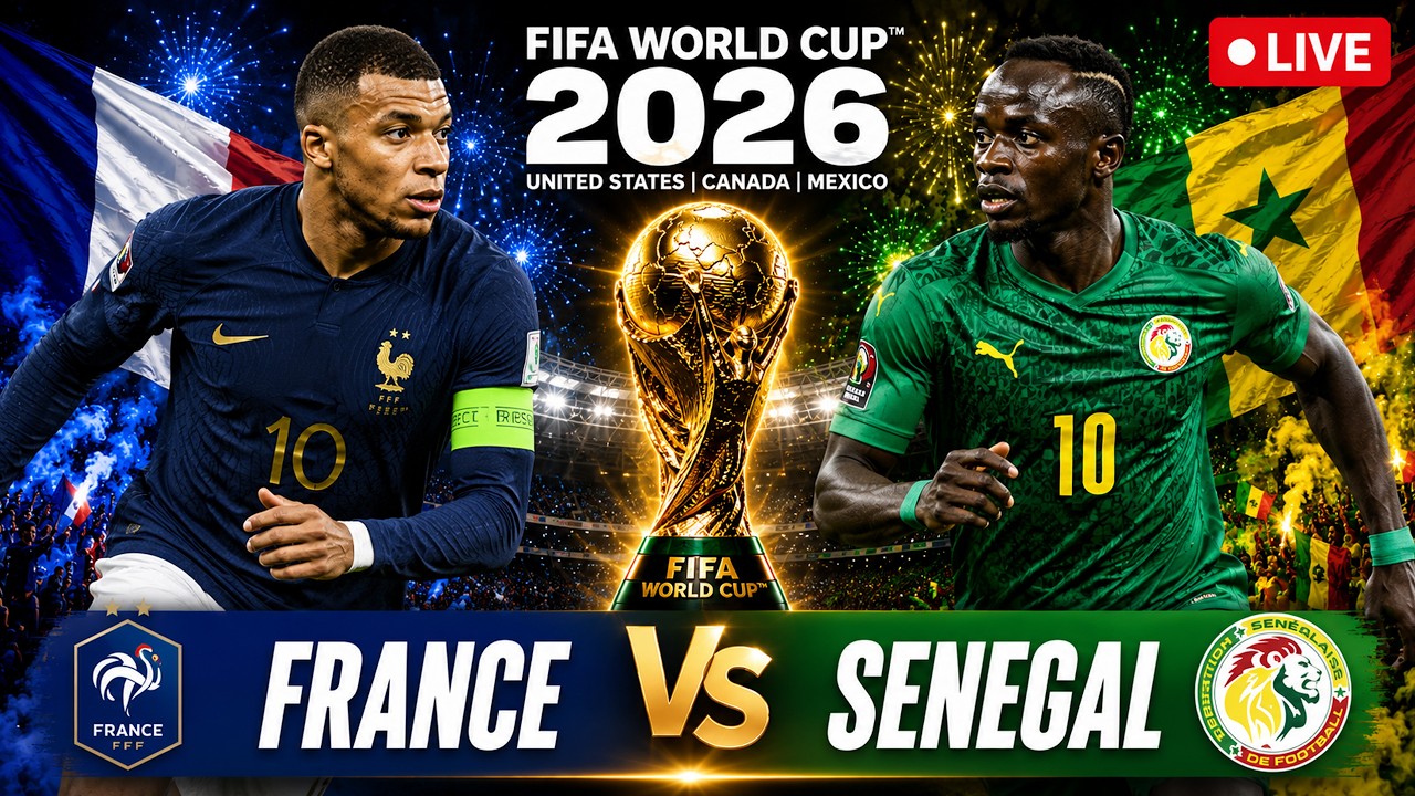 France vs Senegal LIVE | FIFA World Cup 2026 LIVE | France World Cup Match LIVESCORE & Watchalong